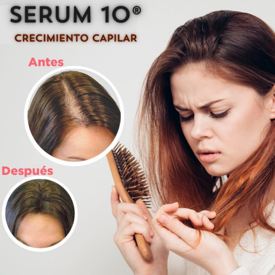 SERUM 10® - TÓNICO PARA EL CRECIMIENTO CAPILAR.